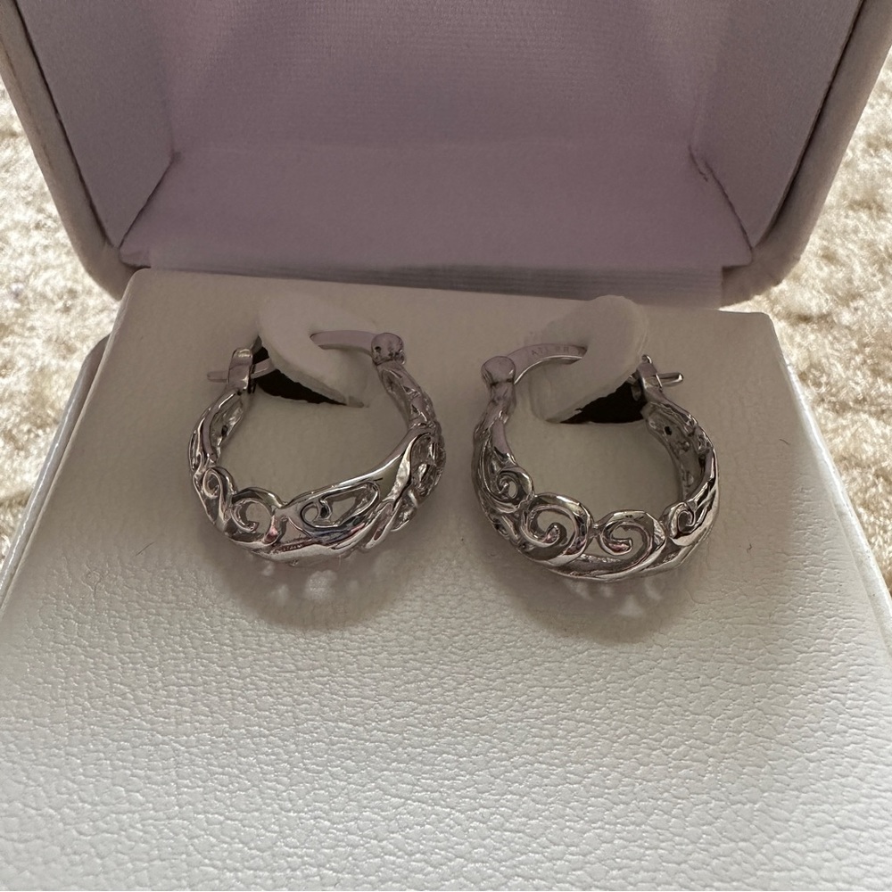 Silver Hoop Earrings
